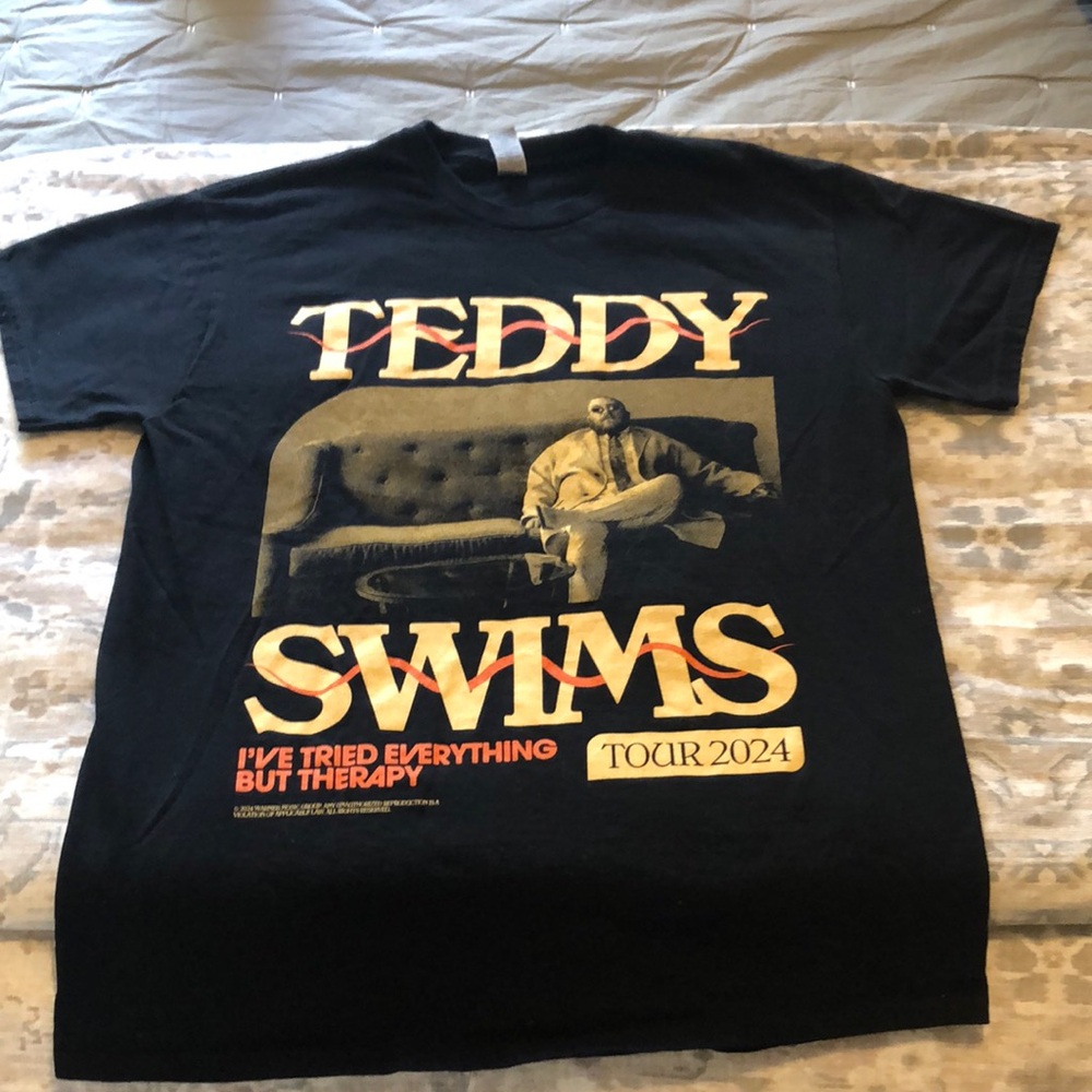 Black Teddy Swims Tour 2024 T-Shirt